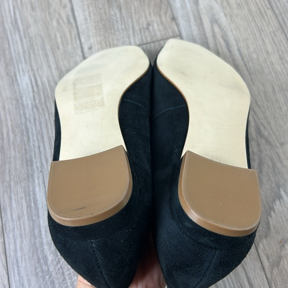 Like new Perfect Talbots suede black buckle flat 9.5 - Picture 6 of 6